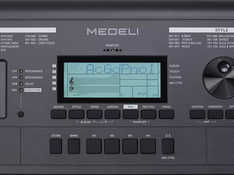 MK401 Millenium Series keyboard — Medeli