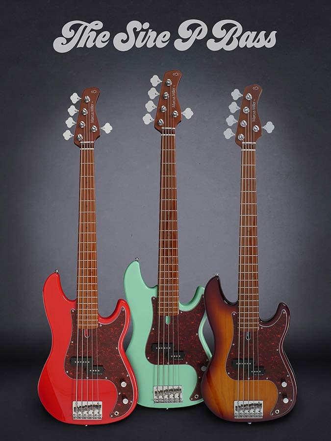 P5 A5/MLG P Series Marcus Miller basgitaar — Sire