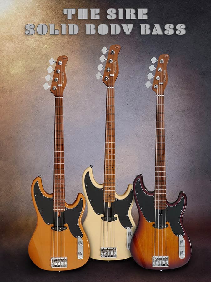D5 A4/BB D Series Marcus Miller basgitaar — Sire