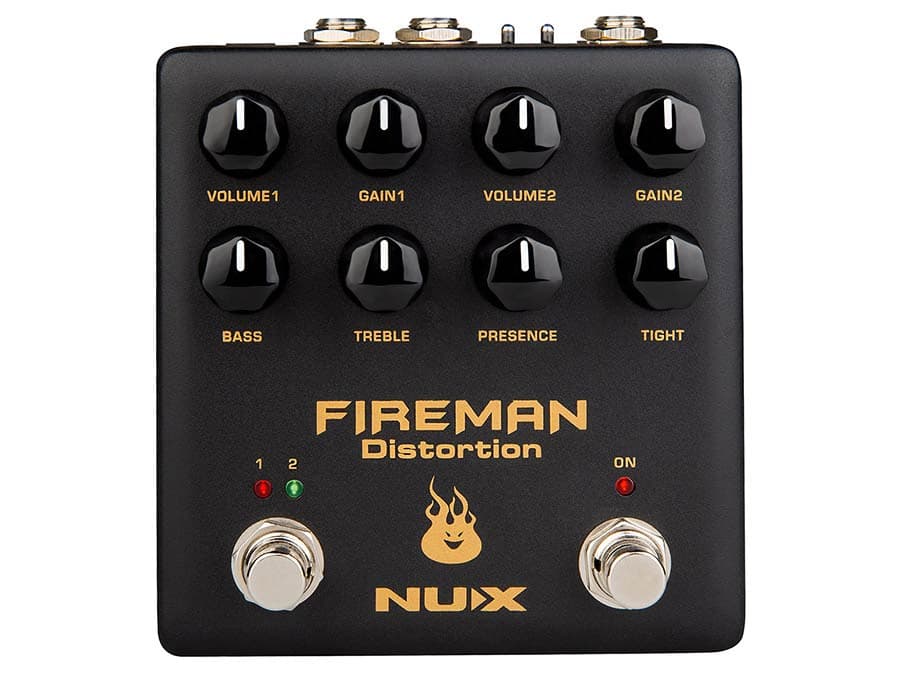NDS-5 Verdugo Series analoog dubbel-effectpedaal distortion FIREMAN — NUX