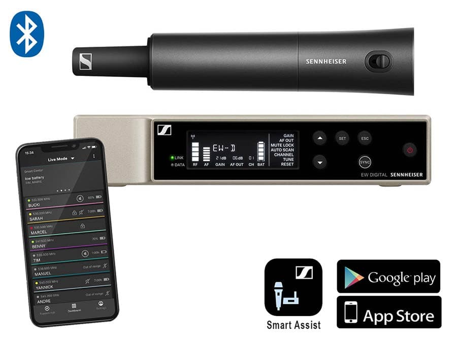 EW-D SKM-S Base Set R1-6 Draadloos Microfoonsysteem — Sennheiser