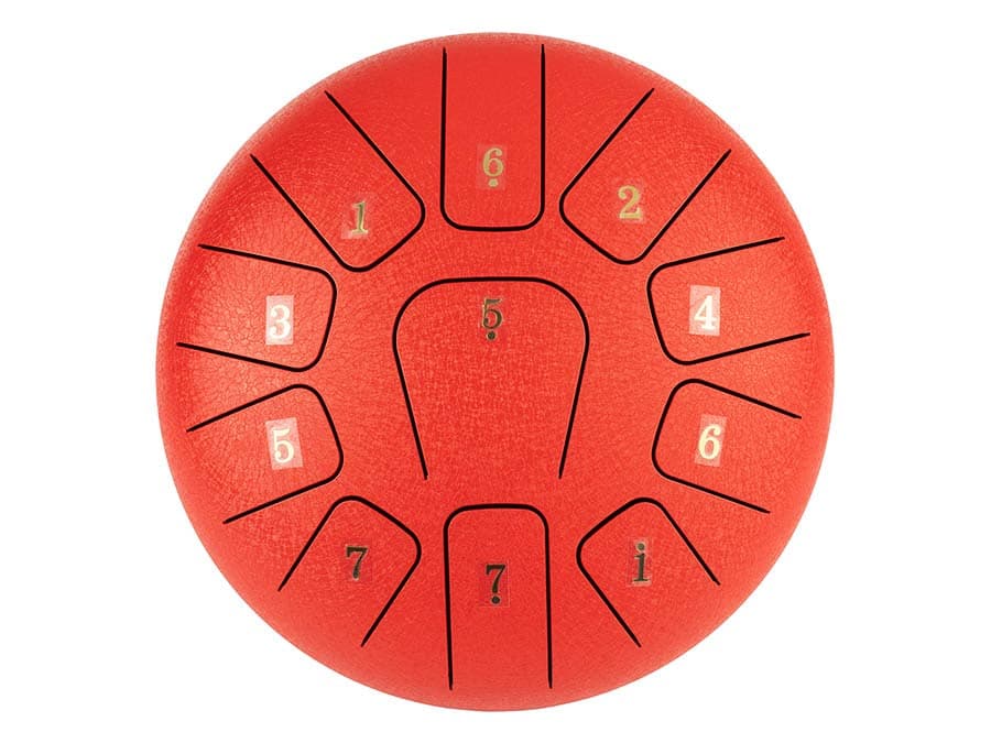 HTD1011/RD stalen tongdrum 10" rood — Hayman