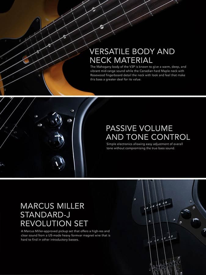 V3P 5/SNB V Series Marcus Miller basgitaar — Sire