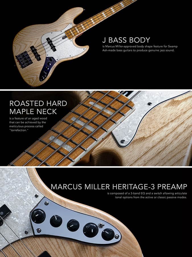 V8 S4/NT V Series Marcus Miller basgitaar — Sire