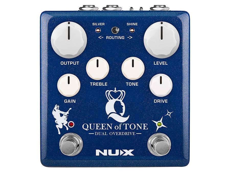 NDO-6 Verdugo Series analoog dubbel-effectpedaal overdrive QUEEN OF TONE — NUX