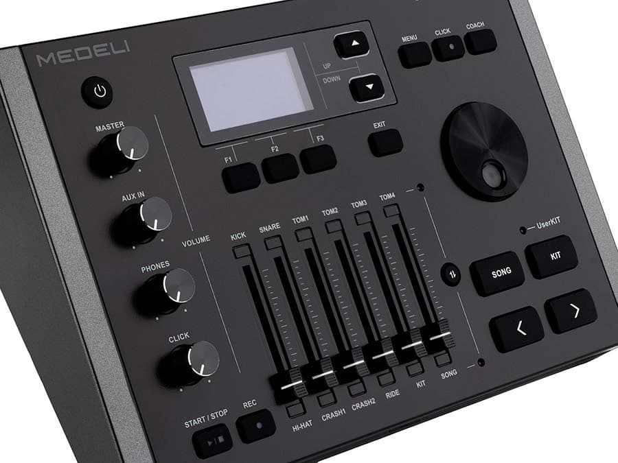 MZ725 portable digitale drum coach/extensie pad — Medeli