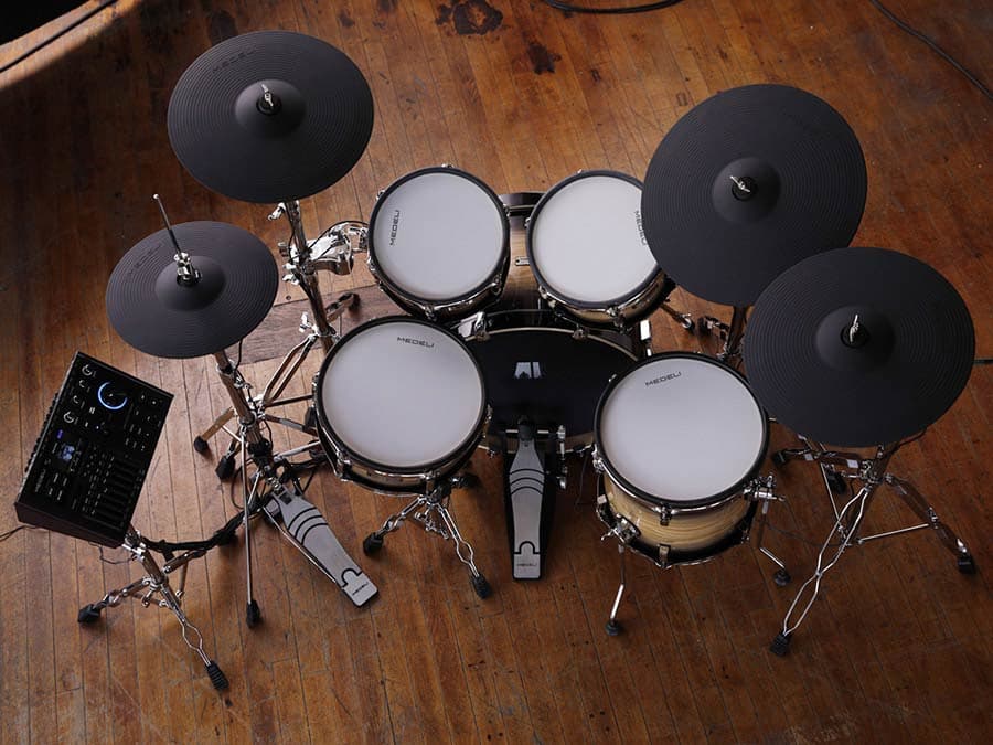 MZ928 portable digitale drum coach/extensie pad — Medeli