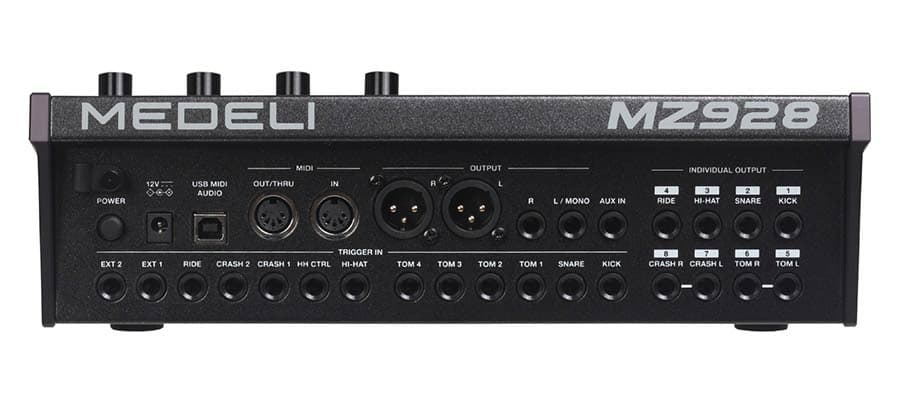 MZ928 portable digitale drum coach/extensie pad — Medeli