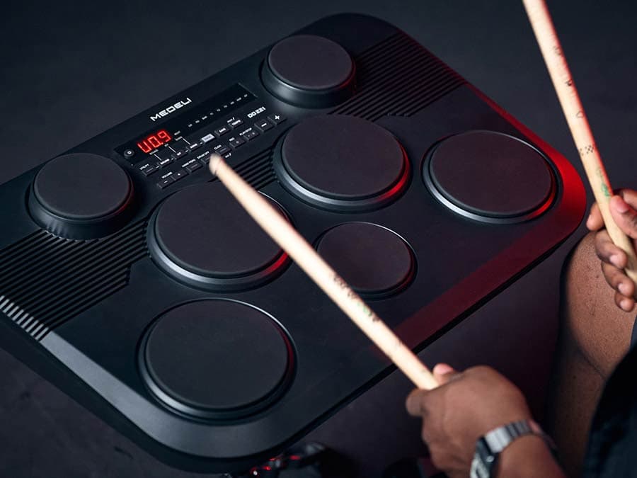 DD221 draagbare elektronische drumcomputer — Medeli