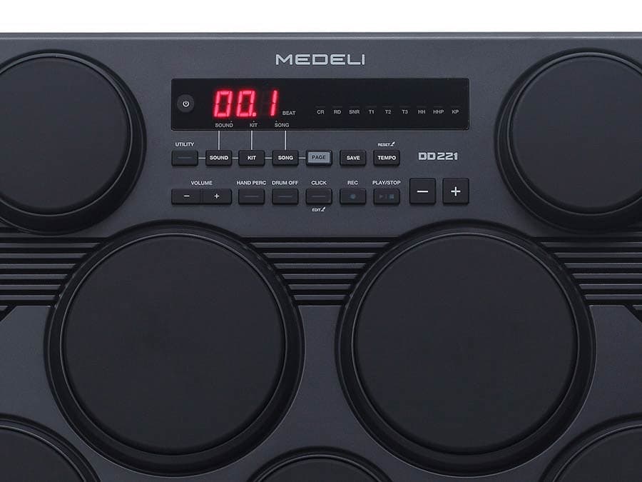 DD221 draagbare elektronische drumcomputer — Medeli