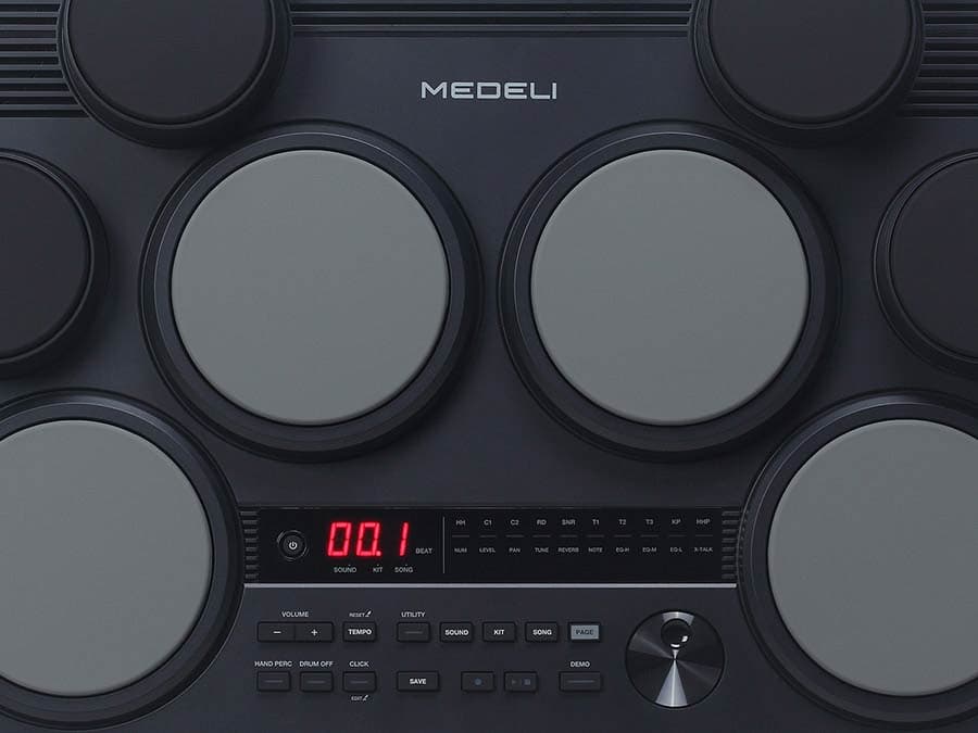 DD225 draagbare elektronische drumcomputer — Medeli