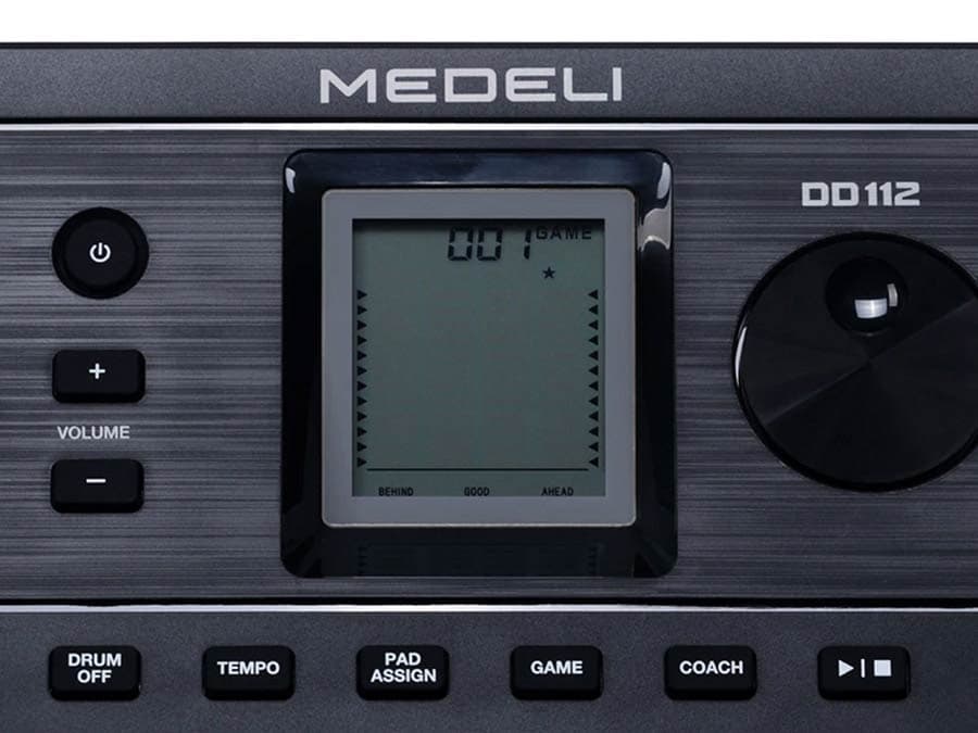 DD112/BK draagbare elektronische drumcomputer — Medeli