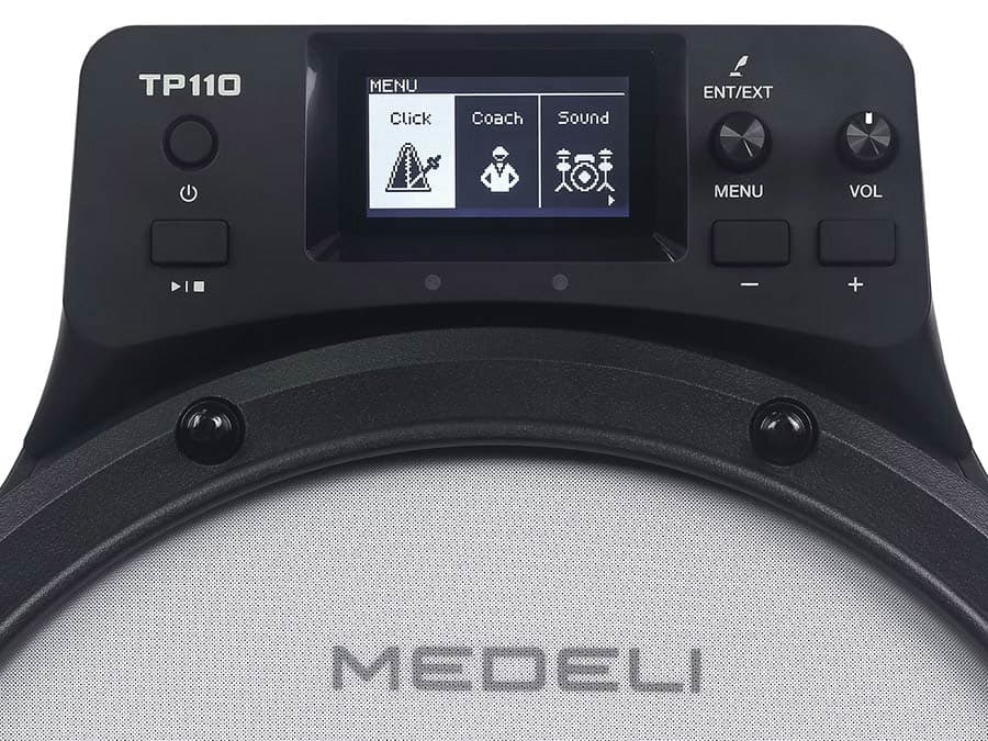 TP110 portable digitale drum coach/extensie pad — Medeli