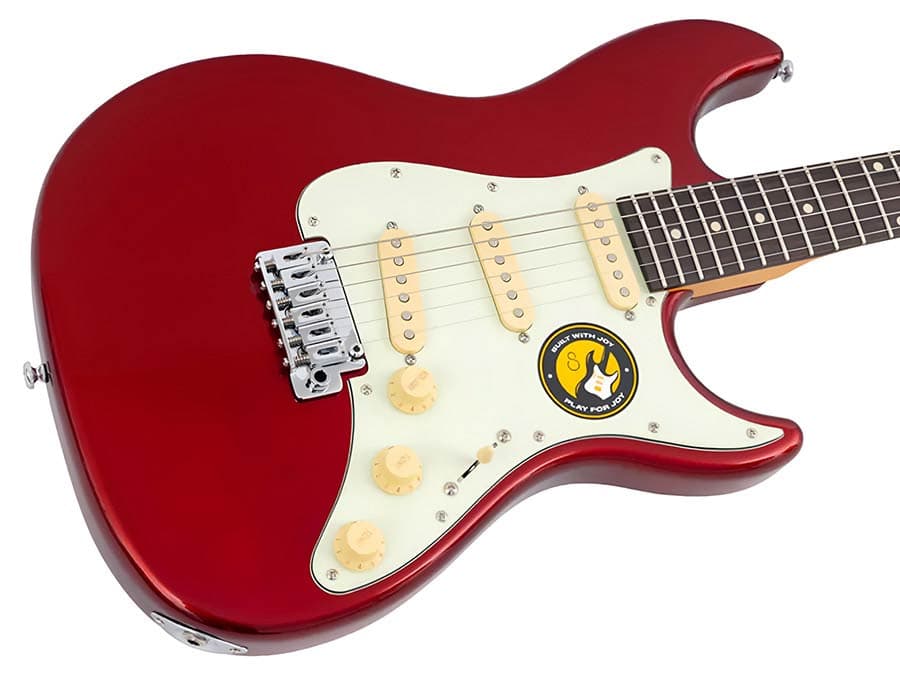 S3N/CAR S Series Larry Carlton elektrische gitaar S-style metallic rood — Sire