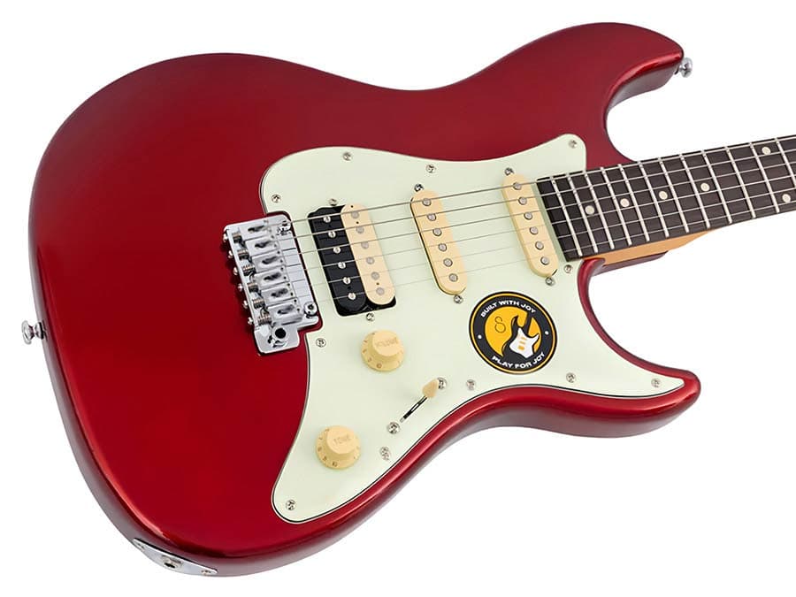 S3N HSS/CAR S Series Larry Carlton elektrische gitaar S-style metallic rood — Sire