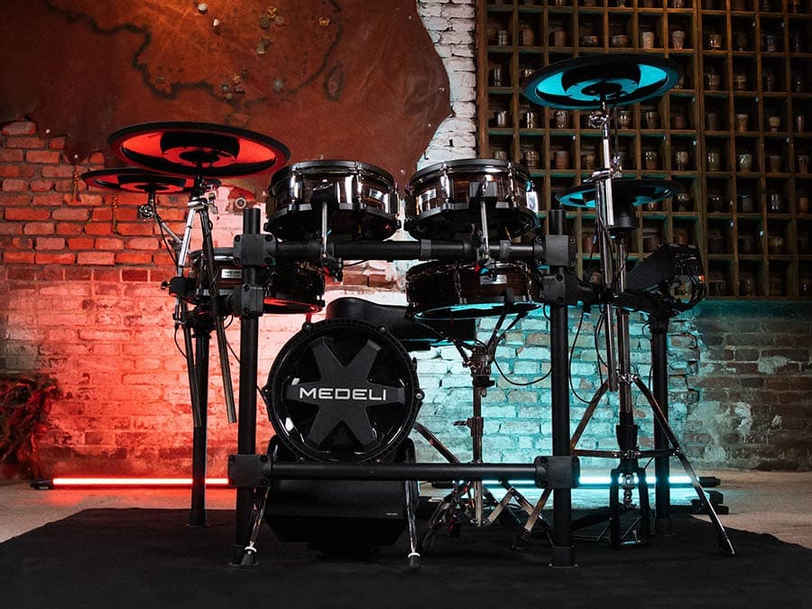 MZ923 portable digitale drum coach/extensie pad — Medeli