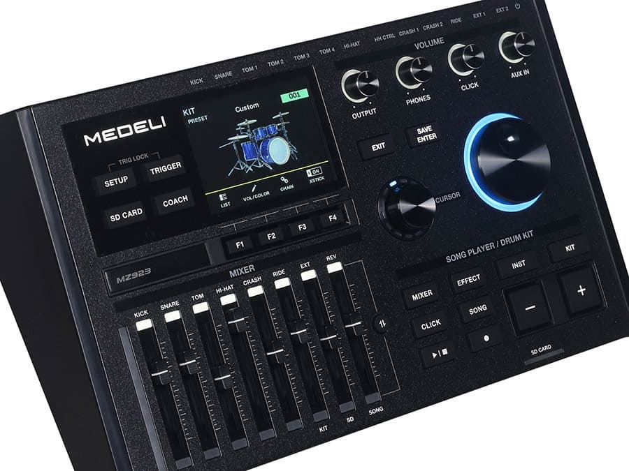 MZ923 portable digitale drum coach/extensie pad — Medeli
