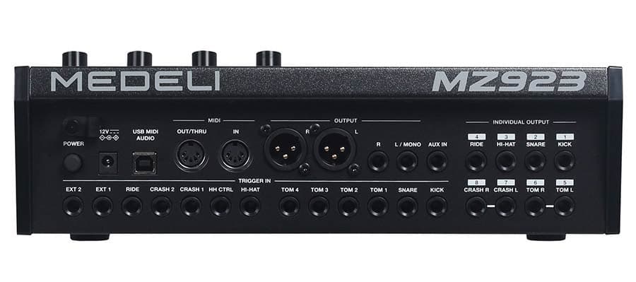 MZ923 portable digitale drum coach/extensie pad — Medeli