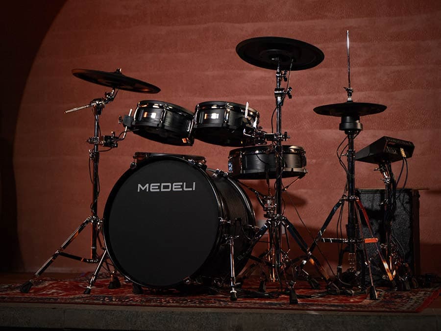 MZ729 portable digitale drum coach/extensie pad — Medeli