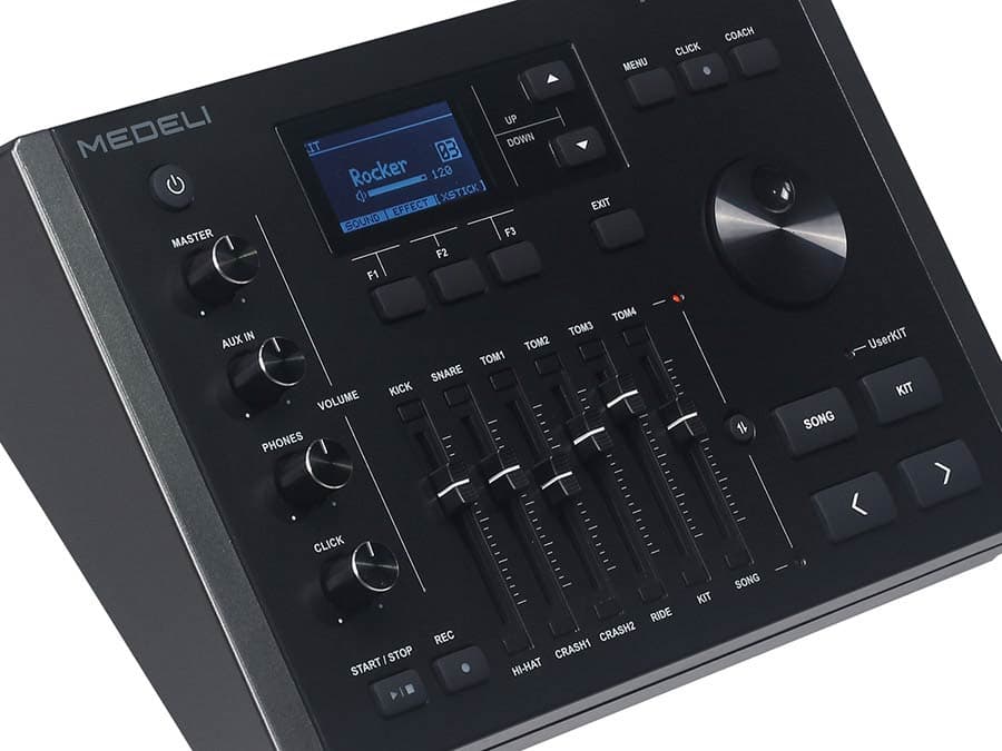 MZ729 portable digitale drum coach/extensie pad — Medeli