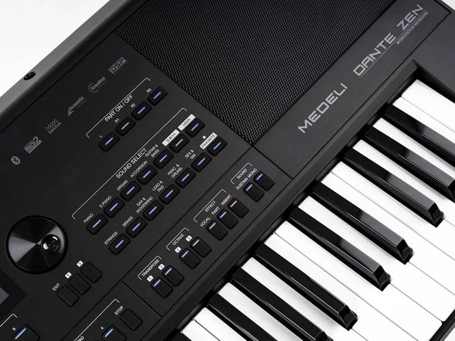 DANTE-ZEN Arranger Pro Series keyboard — Medeli