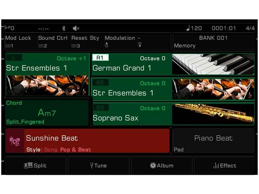 DANTE-ZEN Arranger Pro Series keyboard — Medeli