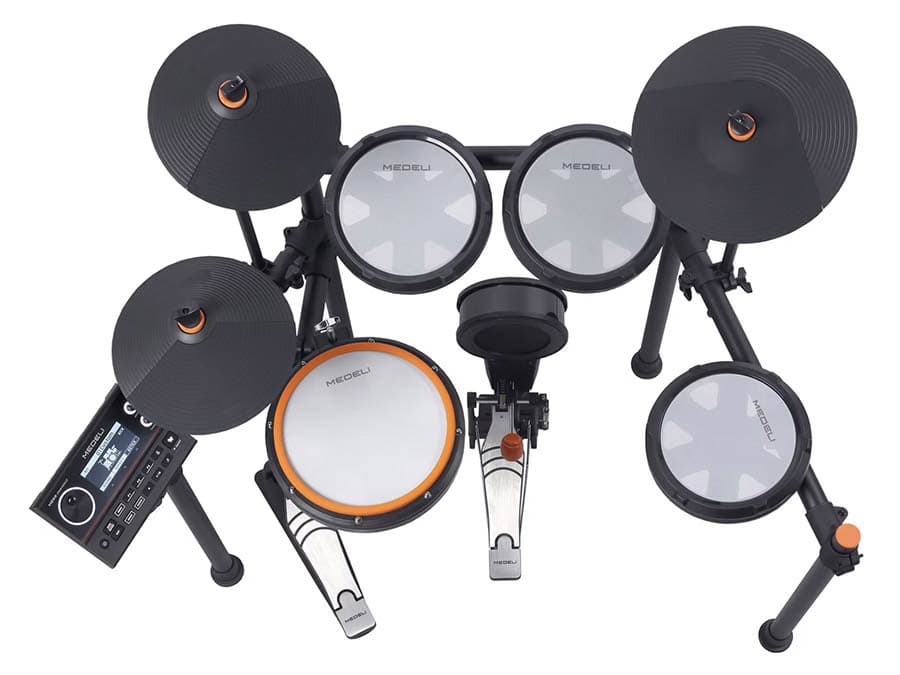 MZ537 portable digitale drum coach/extensie pad — Medeli