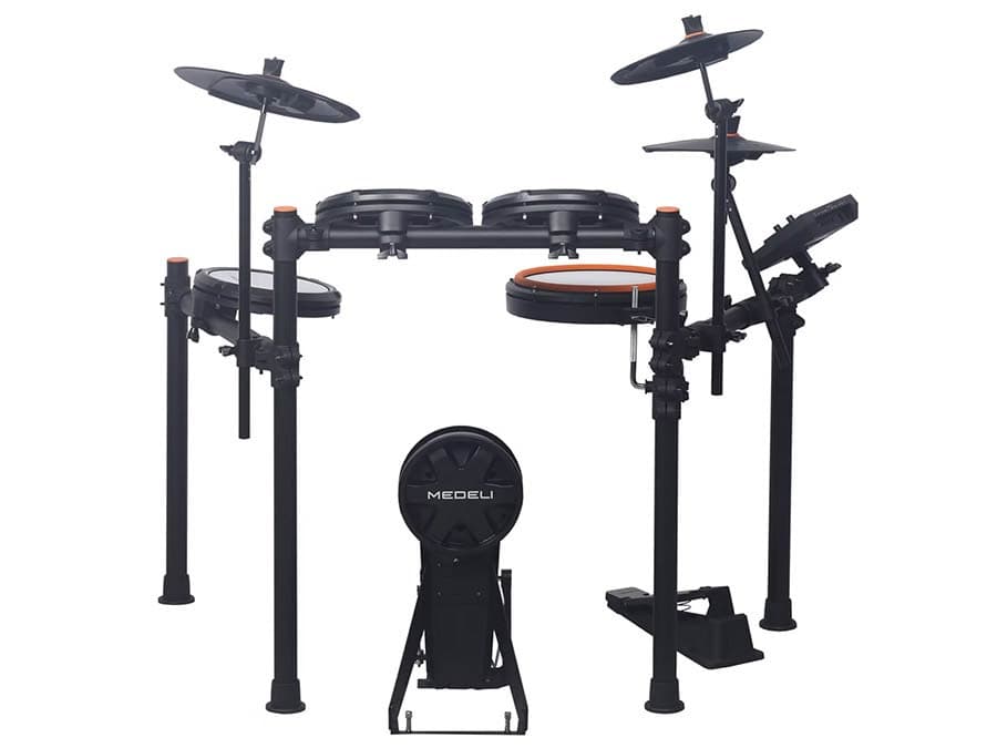 MZ537 portable digitale drum coach/extensie pad — Medeli