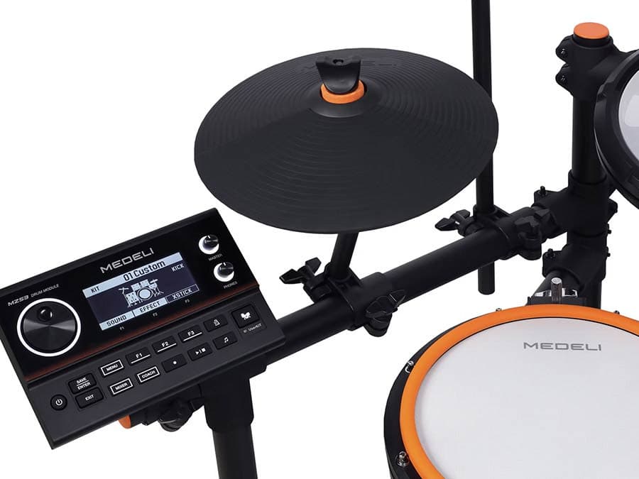 MZ537 portable digitale drum coach/extensie pad — Medeli