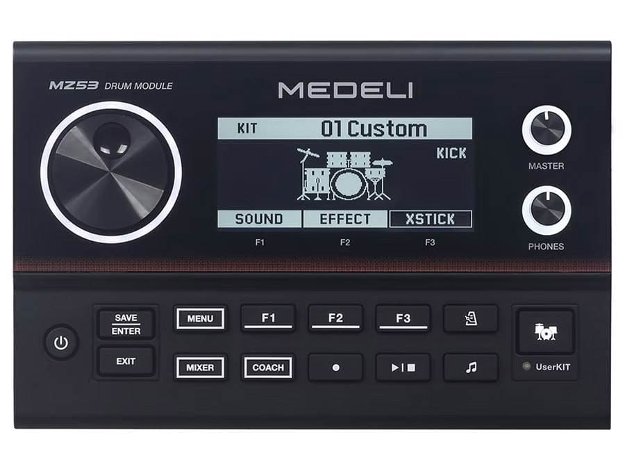 MZ537 portable digitale drum coach/extensie pad — Medeli