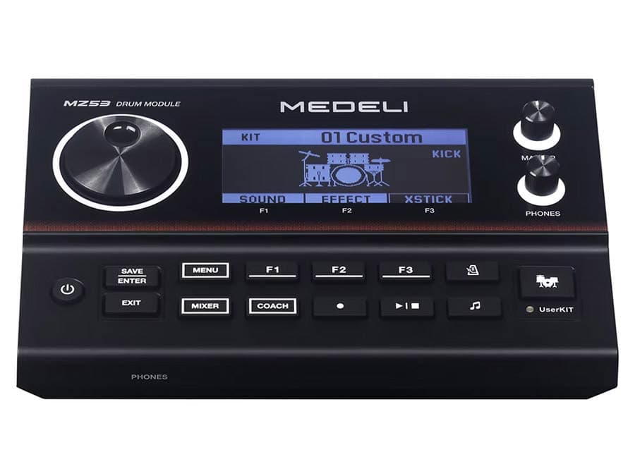 MZ537 portable digitale drum coach/extensie pad — Medeli