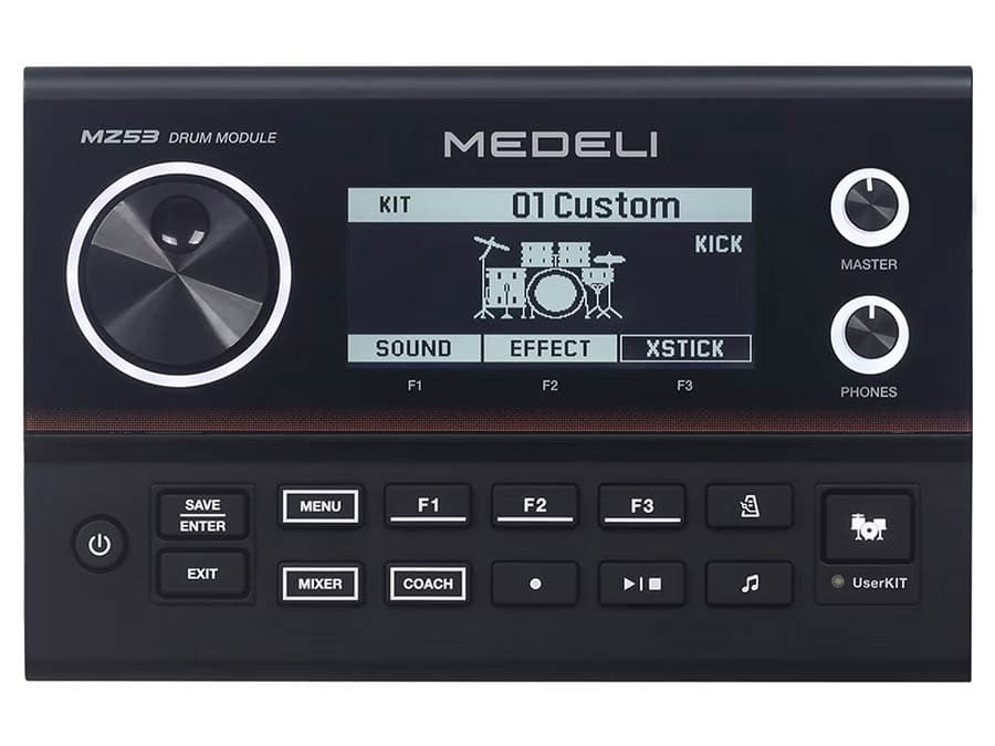 MZ538 portable digitale drum coach/extensie pad — Medeli