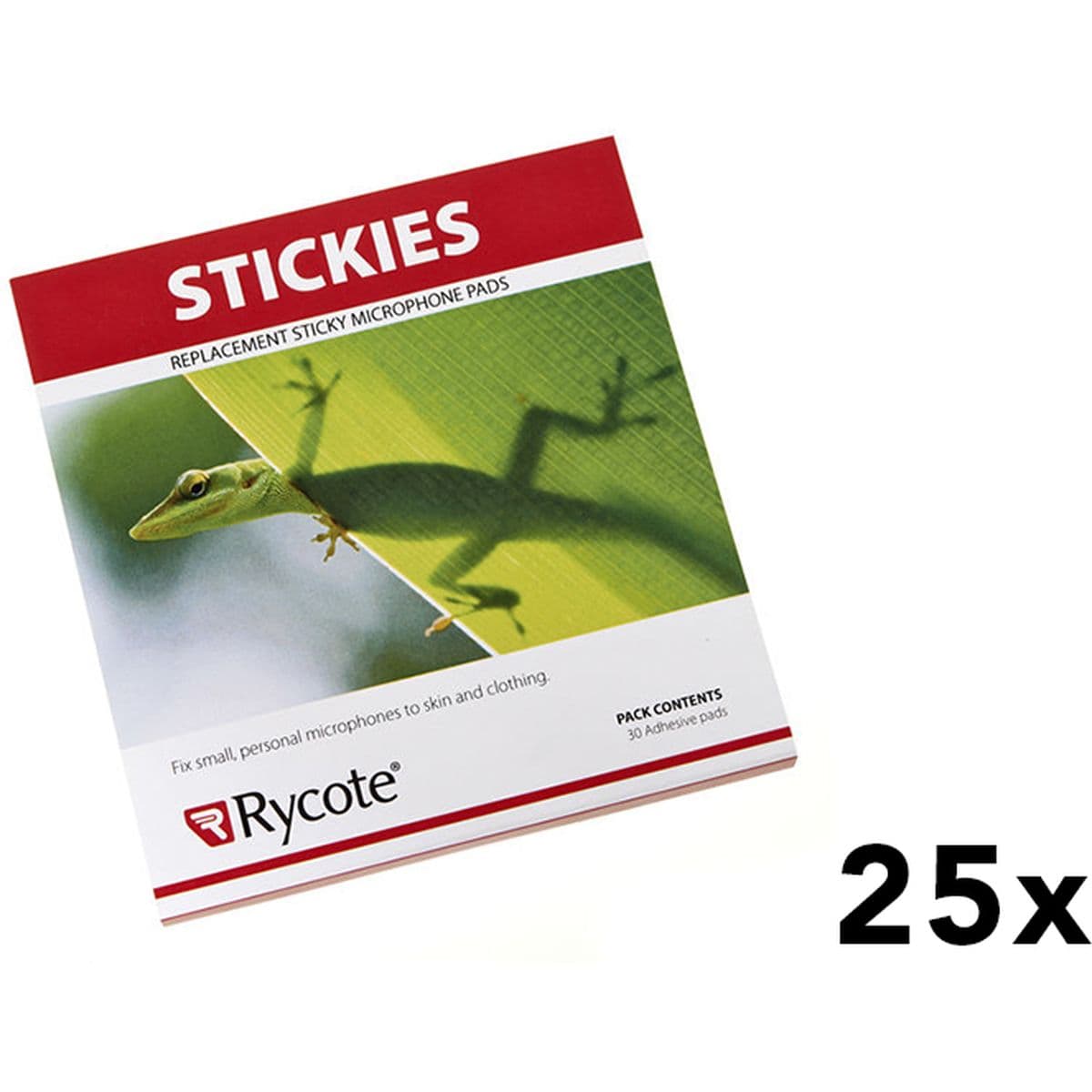 Stickie Replacement - 25 Packs X 30 Uses — Rycote