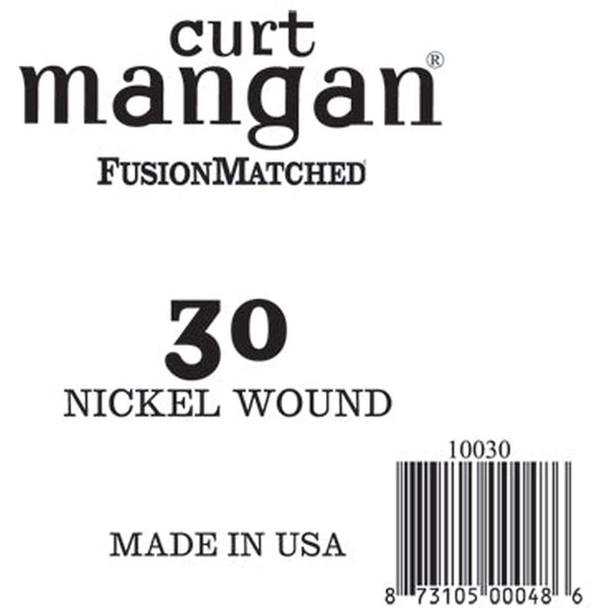Guitar Nickel Wound Piece 10030 30 Ball End — Curt Mangan