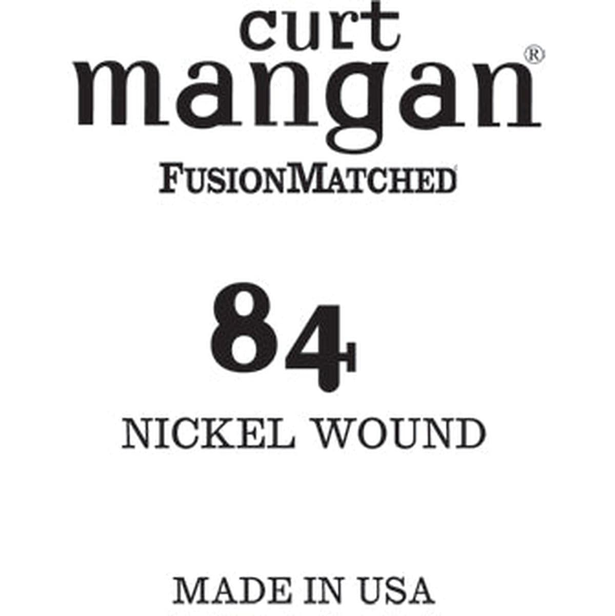 Guitar Nickel Wound Piece 10084 84 Small Ball End — Curt Mangan