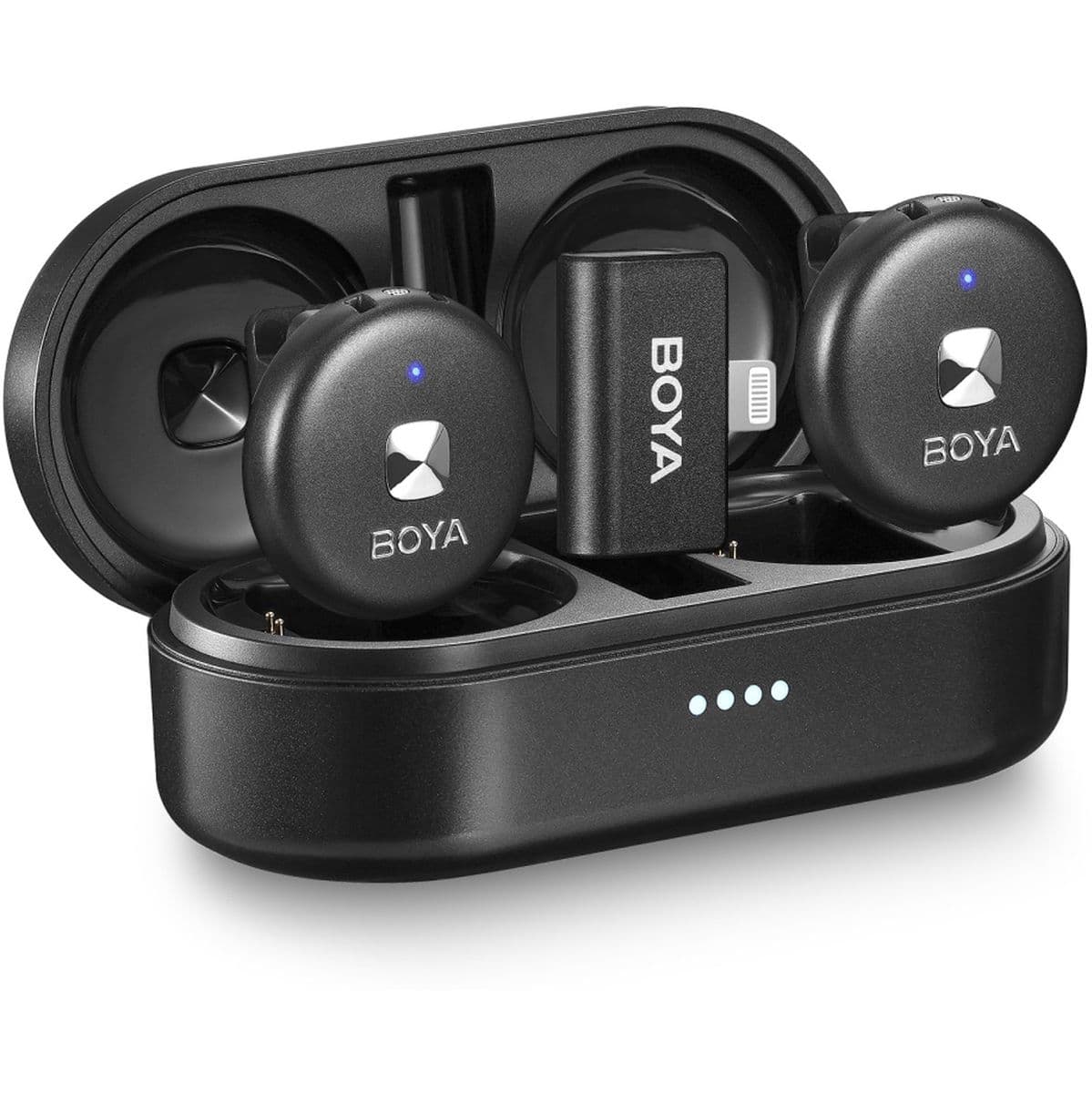 Omic-D (White) DUAL-Channel Wireless Mic For iOS Devices — Boya