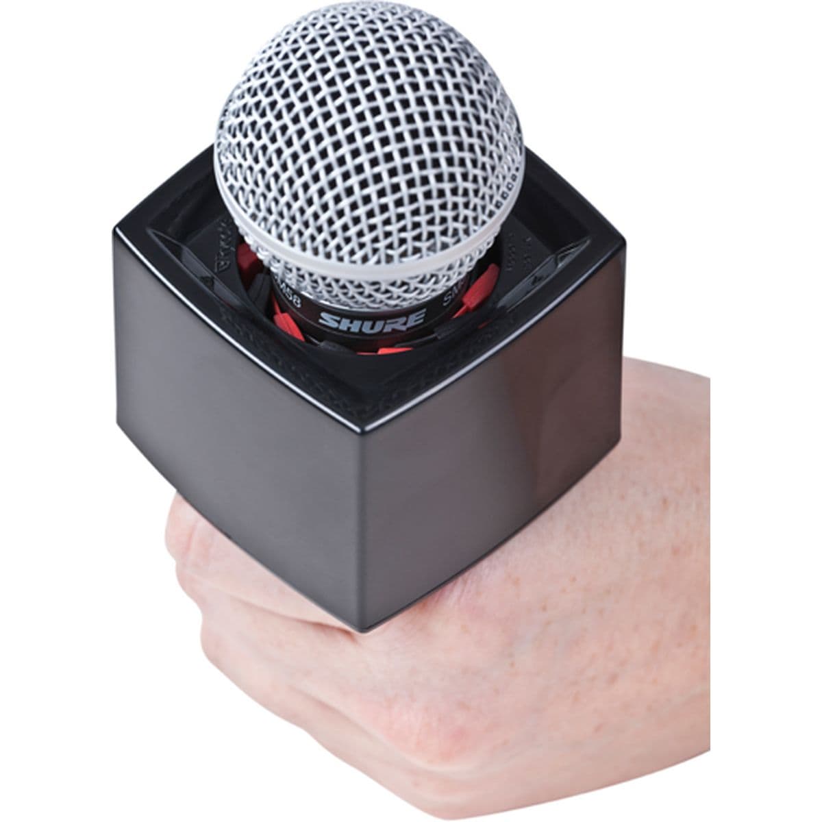 Single Square Black Mic Flag — Rycote