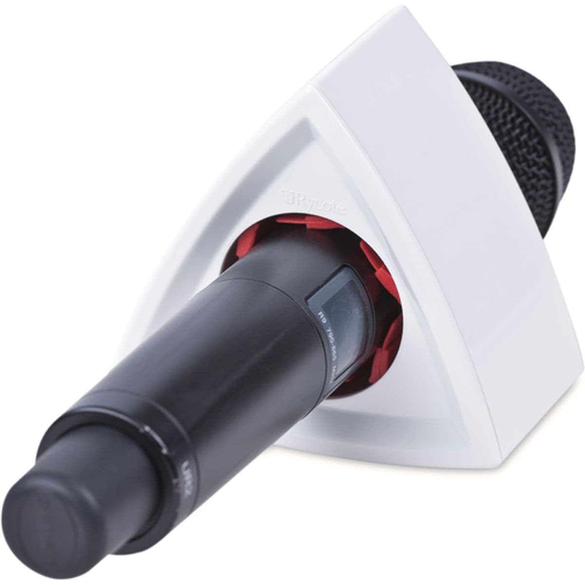Single Triangular White Mic Flag — Rycote
