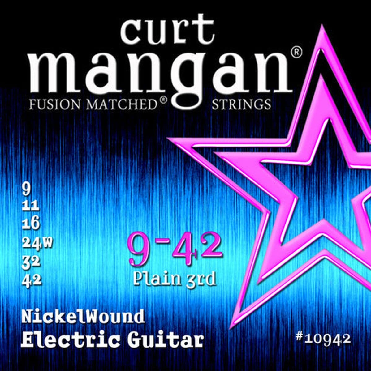 Guitar Nickel Wound Set 10942 9-42 — Curt Mangan