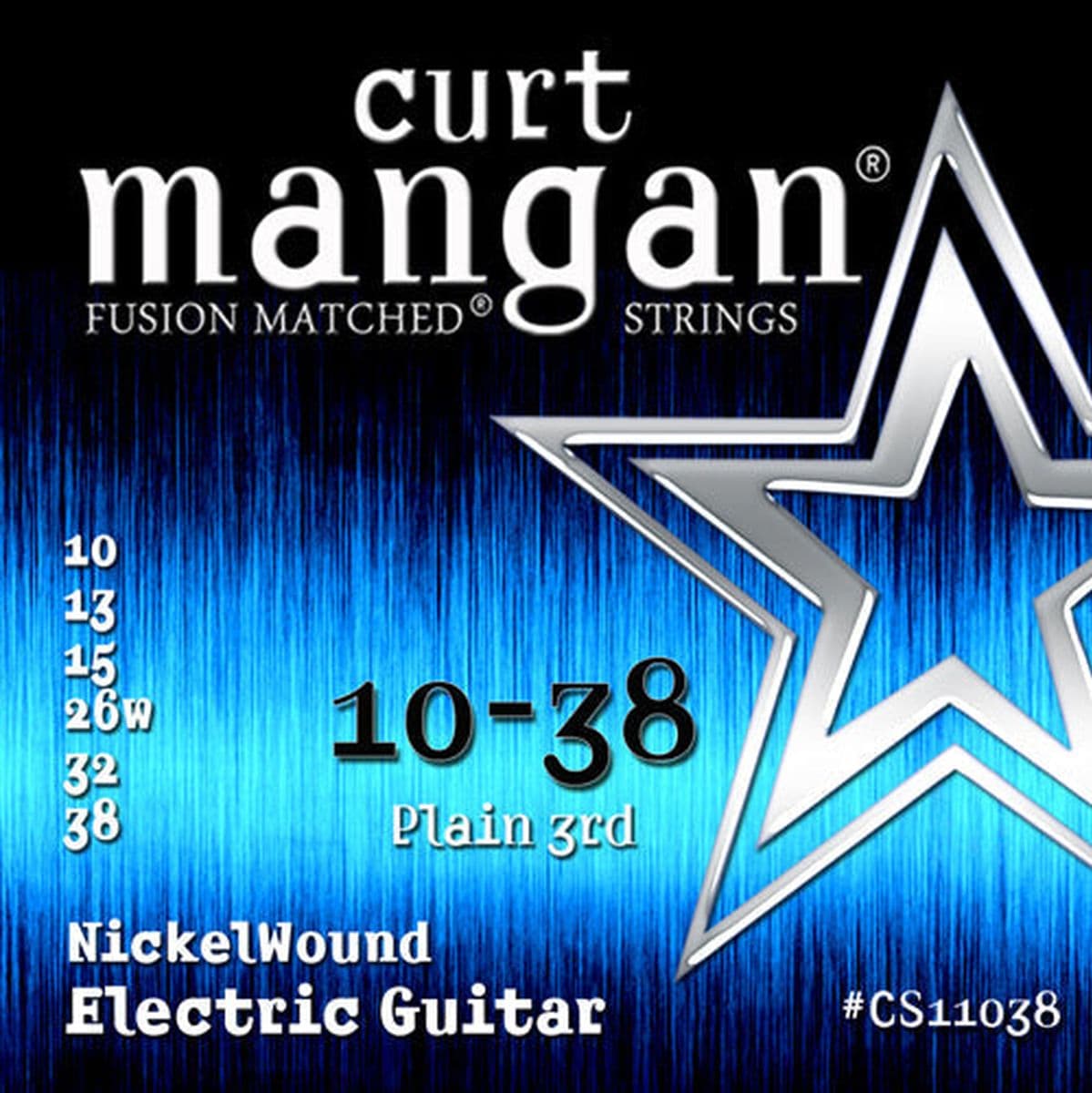 Guitar Nickel Wound Set 11038 10-38 — Curt Mangan