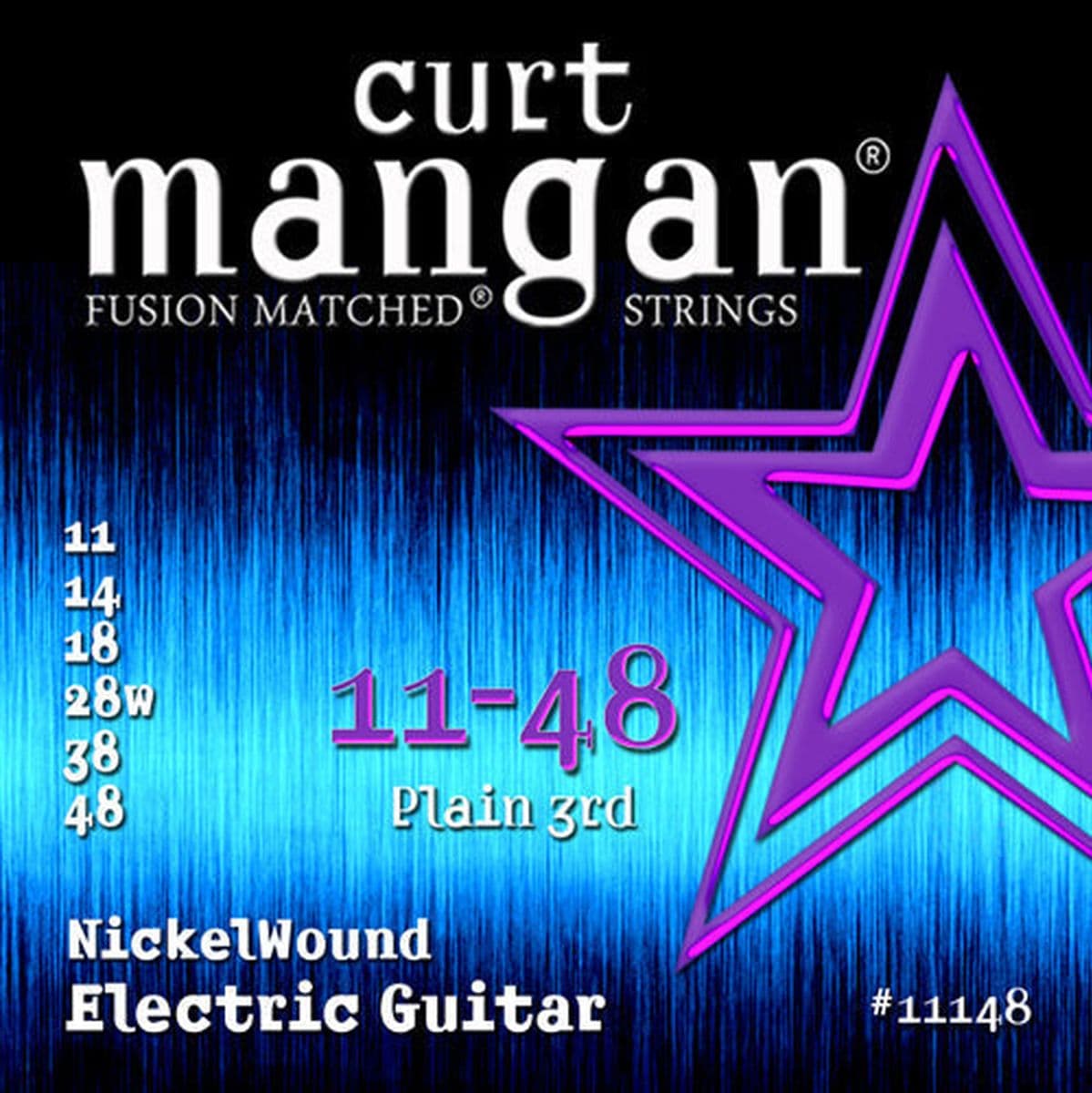 Guitar Nickel Wound Set 11148 11-48 — Curt Mangan