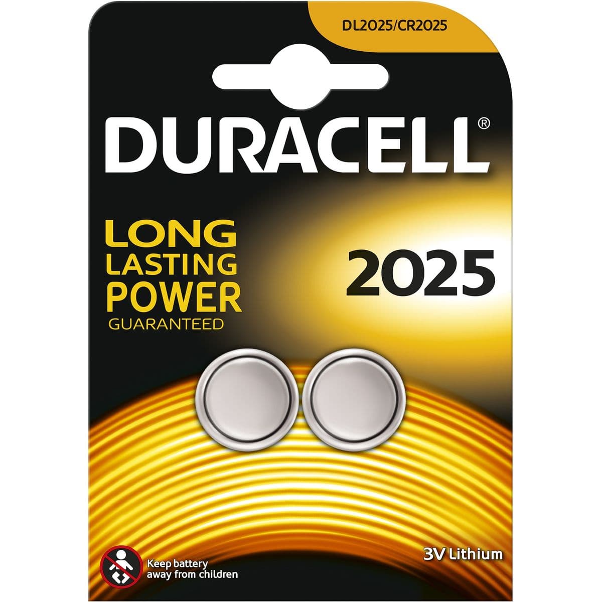 Battery Lithium 2025 2-PAK VE=10 — Duracell