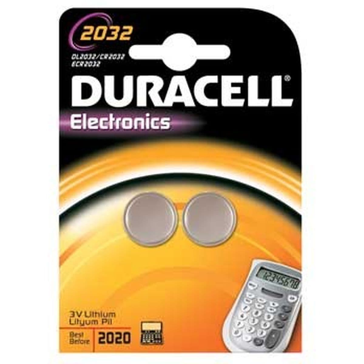 Battery Lithium 2032 2-PAK VE=10 — Duracell