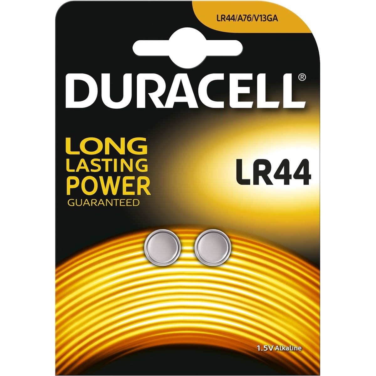 Battery LR44 2-PAK VE=10 — Duracell