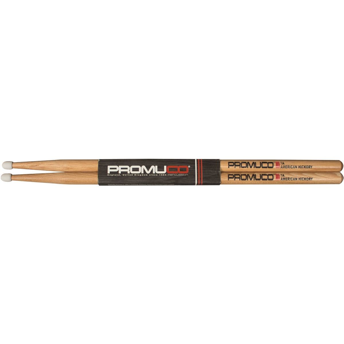 American Hickory Drum Sticks Nylon Tip 7A — Promuco