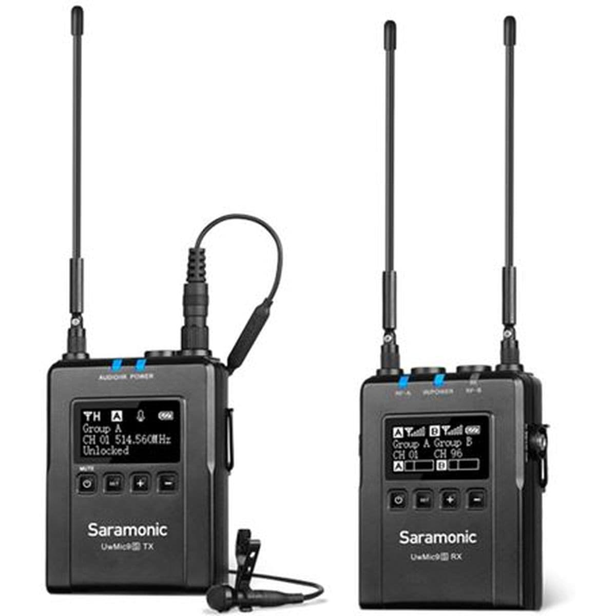 Lavalier Mic Set UWMIC9S TX9S + RX9S Uhf Wireless — Saramonic