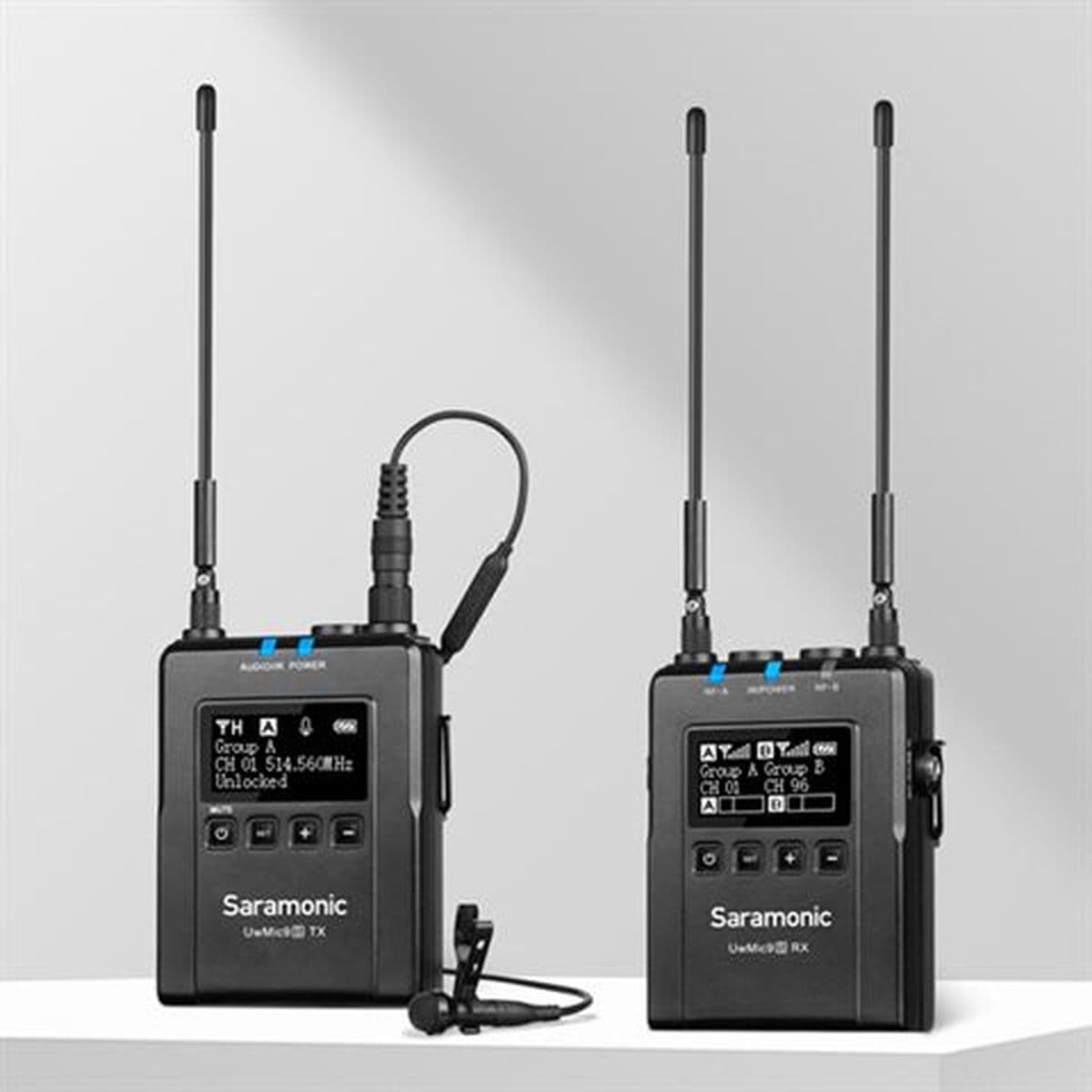Lavalier Mic Set UWMIC9S TX9S + RX9S Uhf Wireless — Saramonic