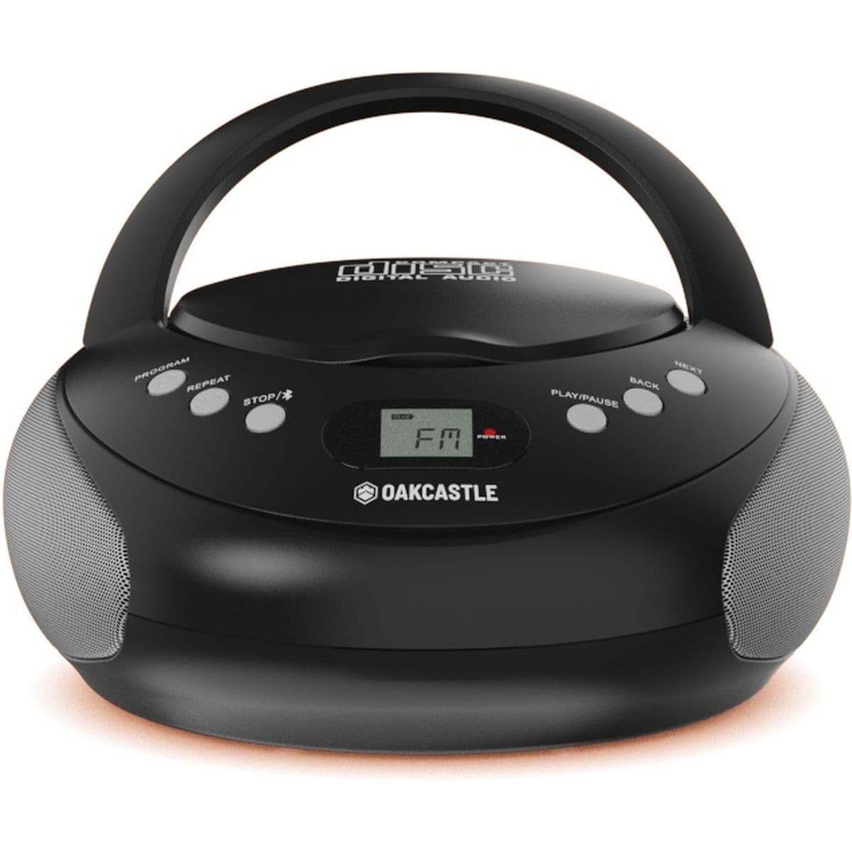 CD250 Portable Bluetooth CD Boombox - Black — Oakcastle