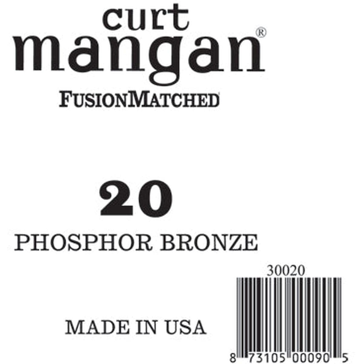 Guitar Phosphor Bronze Piece 30055 55 — Curt Mangan