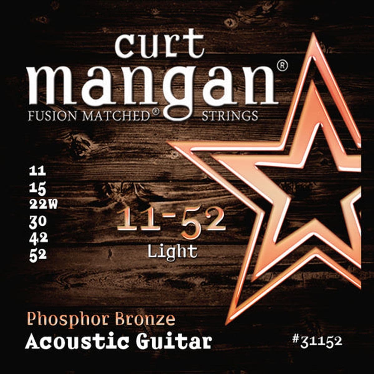 Guitar Phosphor Bronze Set 31152 11-52 Light — Curt Mangan